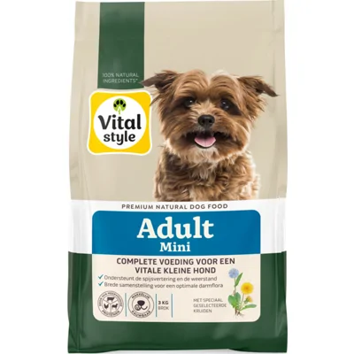 Vitalstyle Adult Mini Hondenvoer 3 kg