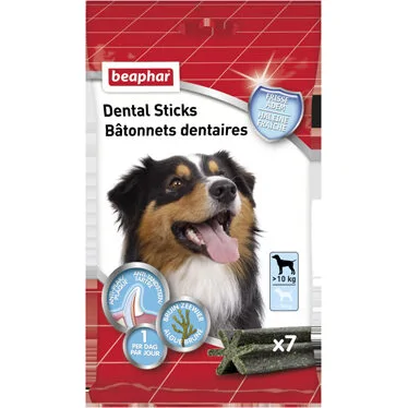 Beaphar Dental Sticks - Medium / Large (> 10 kg) - 5 stuks