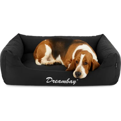 Flamingo Hondenmand Dreambay - Zwart - 100 x 80 x 25 cm