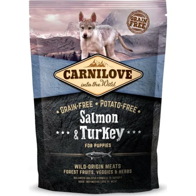 Carnilove - Salmon & Turkey puppies - 1,5 kg