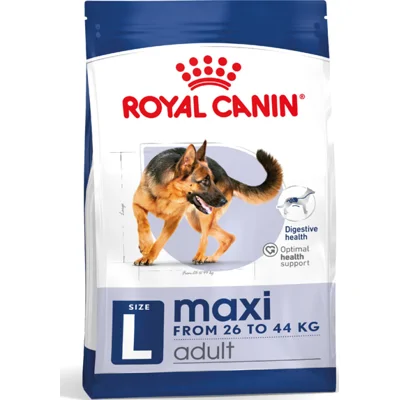 4x Royal Canin Hondenvoer Droog Maxi Adult 4 kg