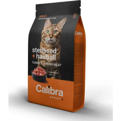 Calibra Expert+ Kattenvoer Sterilised & Hairball Kalkoen 1,5 kg
