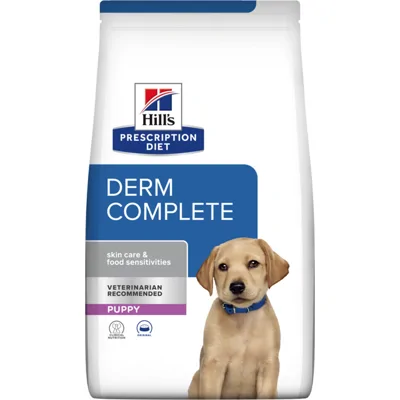 6x Hill's Prescription Diet Puppyvoer Droog Derm Complete 1,5 kg