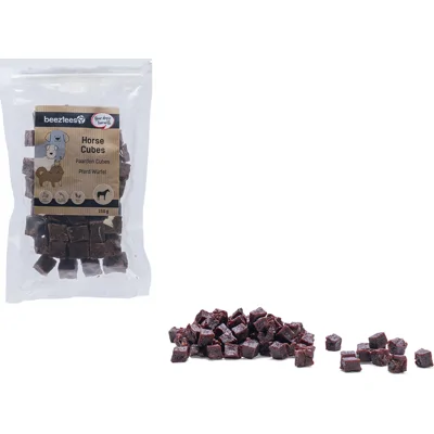 Beeztees Paarden Cubes hondensnacks 150 gram