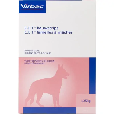 C.E.T. Kauwstrips Hond vanaf 25kg 226gr