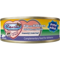 Renske vers paté kip met kalkoen natvoer kitten 70 gram