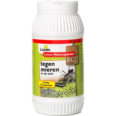 Luxan Mierenpoeder Tegen Mieren - 100% natuurlijke bestanddelen - Kant-en-klaar - Makkelijk in gebruik