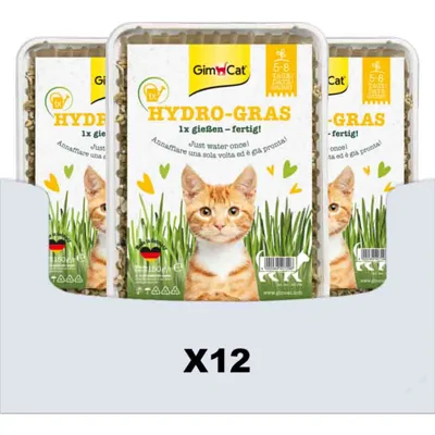 12x GimCat Hydro-Gras 150 gr