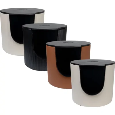 District 70 Fuse Design Kattenbak - Geribbeld - Beige