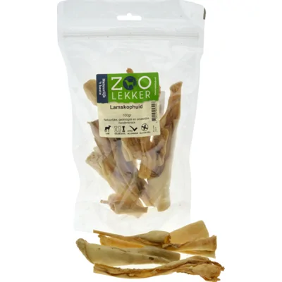 Zoolekker - Lamskophuid hondensnack 100 g