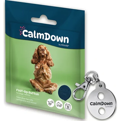 Kruuse CalmDown Post-Op Tag & Button Hond - 1 stuk
