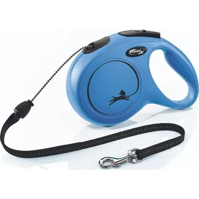 Flexi Classic Cord 5 meter Medium Blauw