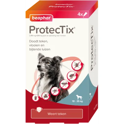 Beaphar ProtecTix hond 10 tot 25kg 4 pipetten
