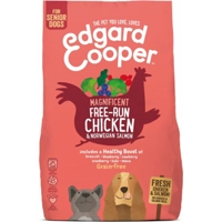 Edgard & Cooper Hond Senior Kip & Zalm 12kg grote brok