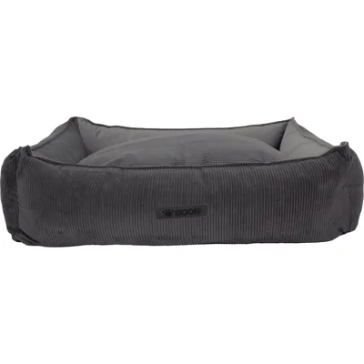 Wooff Mand Cocoon Rib Velours Antraciet Large 90 x 70 x 22 cm
