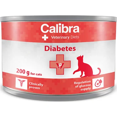 Calibra Veterinary Diets Diabetes natvoer kat 12 x 200 g