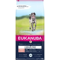 Eukanuba Senior Large met oceaanvis graanvrij hondenvoer 12 kg