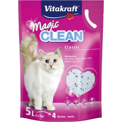 Vitakraft Magic Clean Classic kattenbakvulling 3 x 5 liter