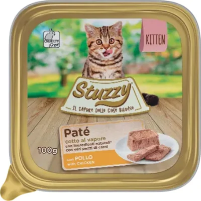 Stuzzy Paté met kip kitten kattenvoer 100 gr. 1 tray (32 x 100 g)
