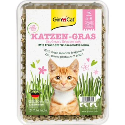 12x GimCat Kattengras 150 gr