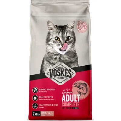 Voskes Kattenbrokken Adult Zalm 7 kg