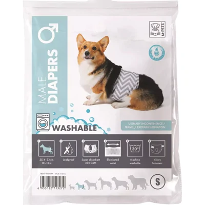 M-Pets Wasbare Luier voor Reuen - S