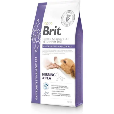 Brit Veterinary Diet Dog - Grain free - Gastrointestinal Low Fat - 12 kg