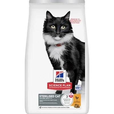 Hill's Science Plan Sterilised Cat - Mature Adult 7+ - Kip - 7 kg