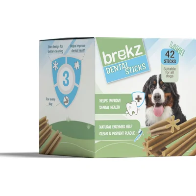 Brekz Dental Sticks - Giant hondensnack 2 verpakkingen
