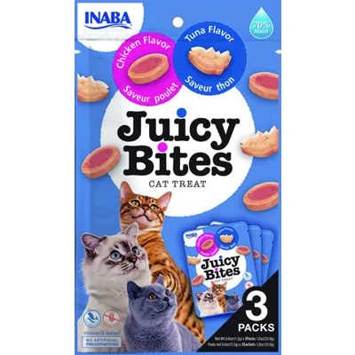 Inaba Juicy Bites Kip & Tonijn kattensnacks