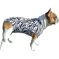 Medical Pet Shirt Hond Zebraprint L