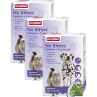 3x Beaphar No Stress Hond - Kat 20 tabletten