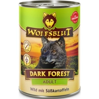6x Wolfsblut Adult Dark Forest Hondenvoer 395 gr