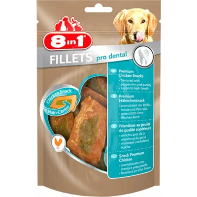 8x 8in1 Fillets Pro Dental Kip 80 gr