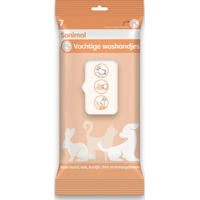 Sanimal Vochtige Washandjes 7 stuks