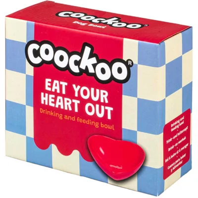 Coockoo Eetkom Eat Your Heart Out - rood