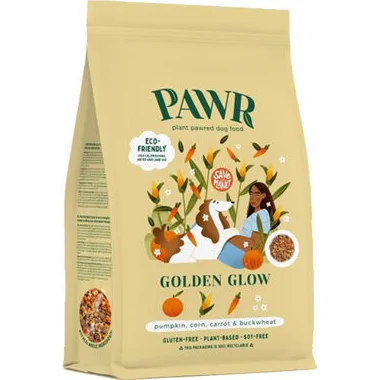PAWR Golden Glow Plantaardig Hondenvoer - 3x 750 gram