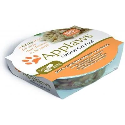 Applaws Cat - Chicken Breast & Duck Pots - 10 x 60 g