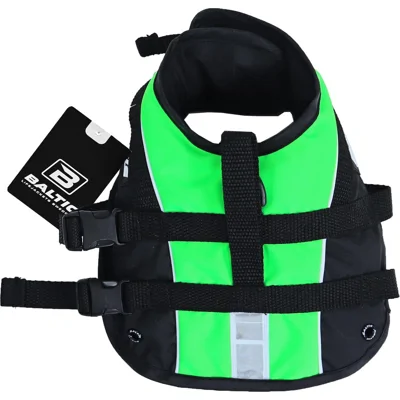 Baltic Hondenzwemvest Mascot Groen/Zwart S