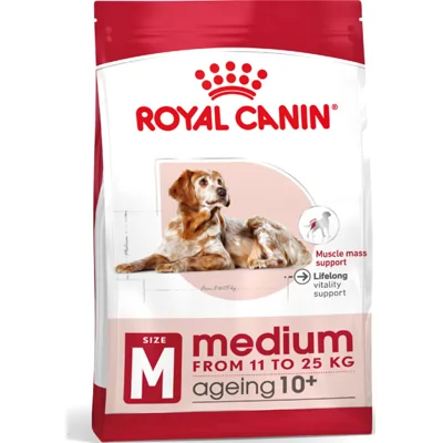 4x Royal Canin Hondenvoer Droog Medium Ageing 10+ 3 kg