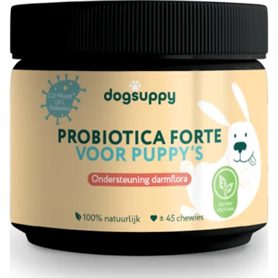 DogSuppy Supplement Probiotica Forte Puppy 45 stuks