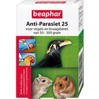 Beaphar Anti-Parasiet 25 voor vogels en knaagdieren van 50-300g 2 pipetten