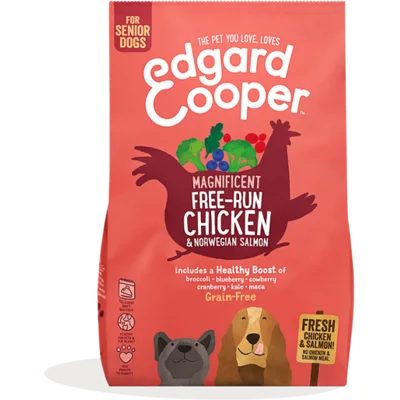 Edgard & Cooper Hond Senior Kip & Zalm 700gr