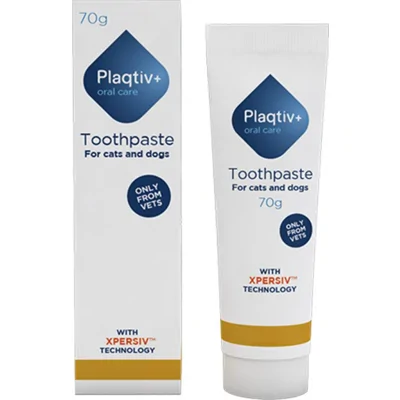 Plaqtiv+ tandverzorging tandpasta hond/kat 70gr
