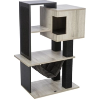 Trixie citystyle krabpaal grijs / zwart 98 cm