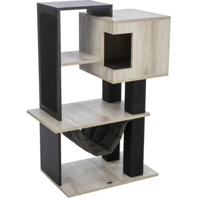 Trixie citystyle krabpaal grijs / zwart 98 cm