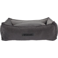 Wooff Mand Cocoon Rib Velours Antraciet Small 60 x 40 x 18 cm