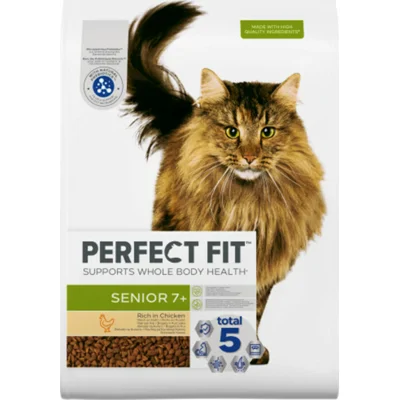 Perfect Fit Senior 7+ met kip kattenvoer 2 x 7 kg