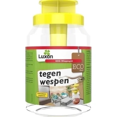 ECO-Wespenpot Tegen Wespen - Werkt staand en hangend - Duurzaam - Makkelijk navulbaar