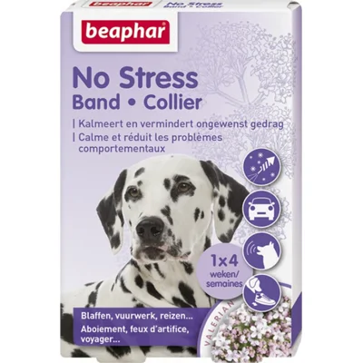 3x Beaphar No Stress Hond Halsband
